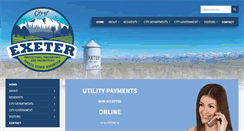 Desktop Screenshot of cityofexeter.com